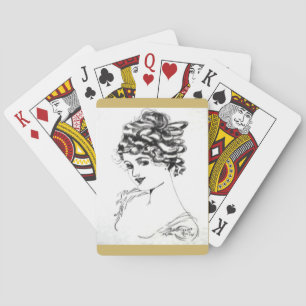 Kunst Nouveau Spielkarten 1917!
