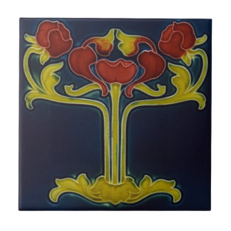 Kunst Nouveau Vintage Ausrüstungsbeschreibung Fliese