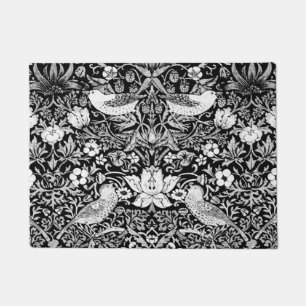 Kunst Nouveau Vogel u. Blumen-Tapisserie, Fußmatte