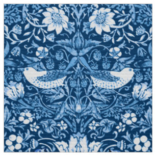 Kunst Nouveau Vogel und Blumen-Tapisserie, Stoff