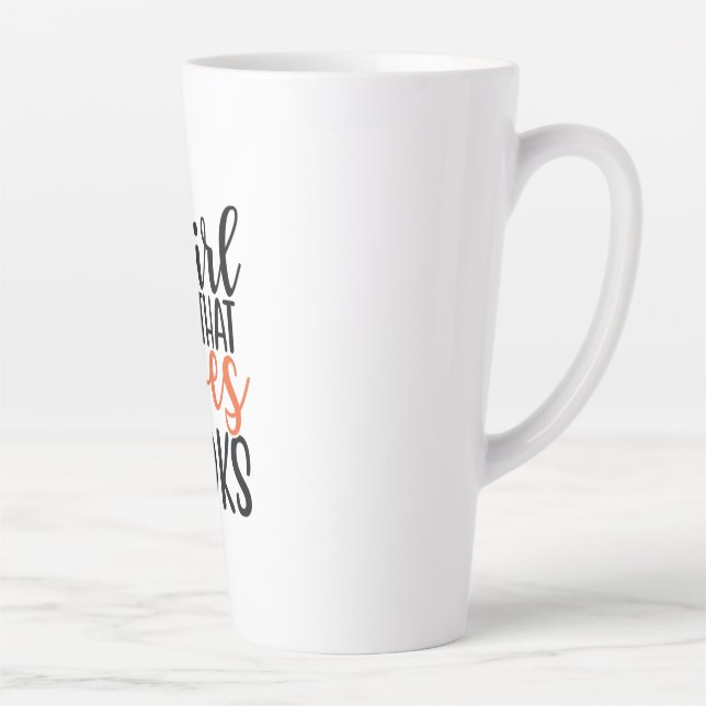 Kunst nur ein Mädchen lesen, das Lieben bucht Milchtasse (Rechts)