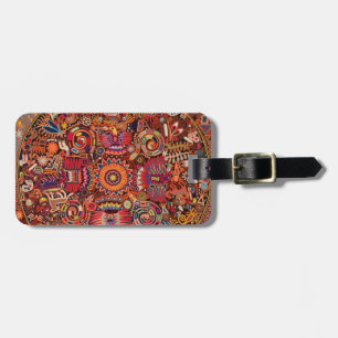 Kunst Oaxacas Mexiko mexikanische Stammes- Boho Gepäckanhänger
