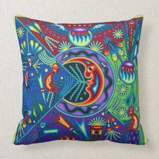 Kunst Oaxacas Mexiko mexikanische Stammes- Boho Kissen