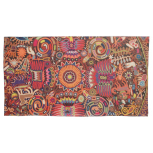 Kunst Oaxacas Mexiko mexikanische Stammes- Boho Kissenbezug