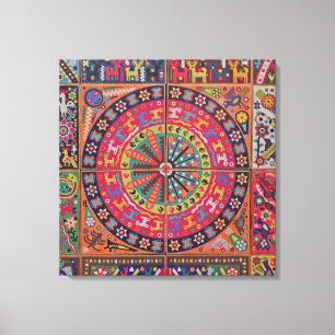 Kunst Oaxacas Mexiko mexikanische Stammes- Boho Leinwanddruck