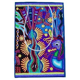 Kunst Oaxacas Mexiko mexikanische Stammes- Boho Mittlere Geschenktüte