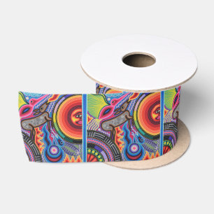 Kunst Oaxacas Mexiko mexikanische Stammes- Boho Satinband