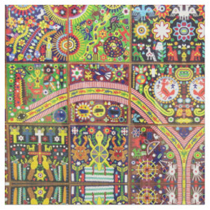 Kunst Oaxacas Mexiko mexikanische Stammes- Boho Stoff