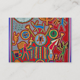 Kunst Oaxacas Mexiko mexikanische Stammes- Boho Visitenkarte