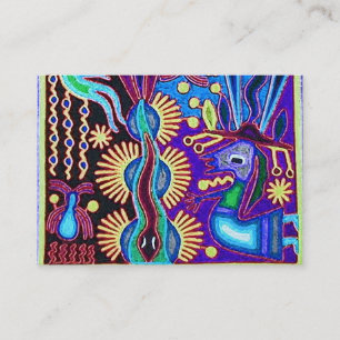 Kunst Oaxacas Mexiko mexikanische Stammes- Boho Visitenkarte