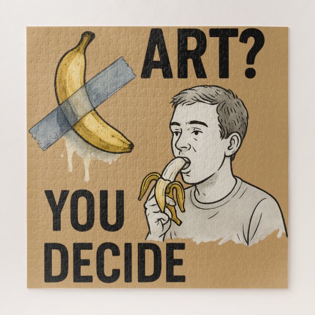 Kunst oder Snack? Die Bananendebatte (Vertikal)
