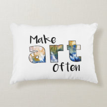 Kunst oft Akzent Pillow machen
