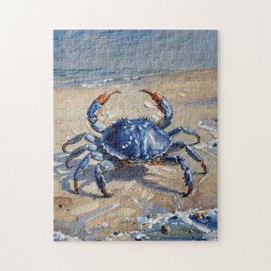 Kunst-Öldruck einer Blaukrabbe
