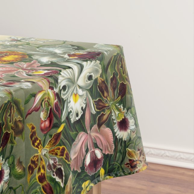Kunst Orchid - Kunstformen Ernst Haecke Tischdecke (Beispiel)