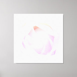 ** Kunst Pink Pfirsichrose Floral AR8 Gespannte Le Leinwanddruck