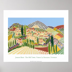 Kunst-Poster: Die Altstadt, Vaison, Provence Poster