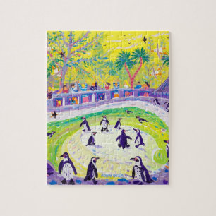 Kunst-Puzzlespiel: Pinguine durch John-Farbstoff