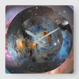 Kunst Quadratische Wanduhr