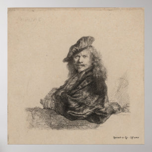 KUNST - REMBRANDT VAN RIJN - SELBSTPORTRÄT POSTER