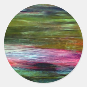 Kunst Runder Aufkleber
