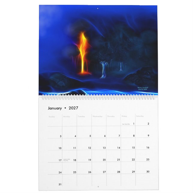 Kunst-schiefer Kalender 2014 (Jan 2027)