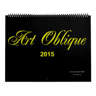 Kunst-schiefer Kalender 2015