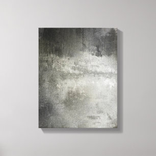 Kunst Schwarzweiss-strukturiertes abstrakten Leinwanddruck