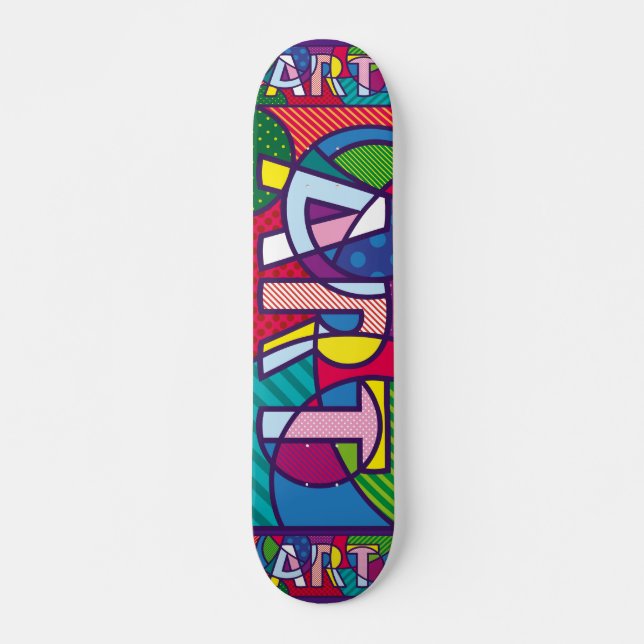 Kunst Skateboard (Vorne)