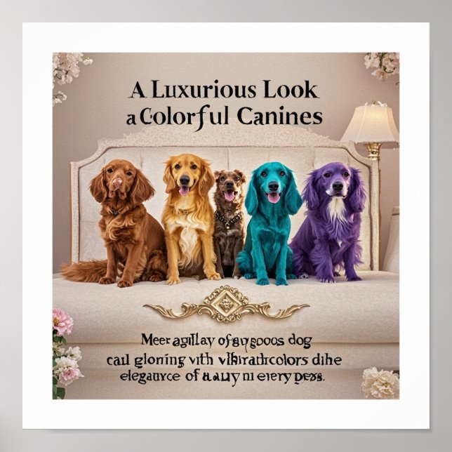 Kunst: Skulpturale Möbel Poster (Vorne)