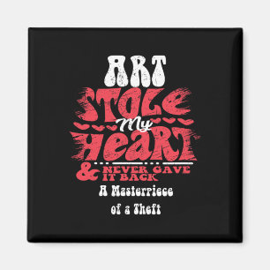 Kunst stahl mein Herz ~ Lustiger Valentinstag Magnet