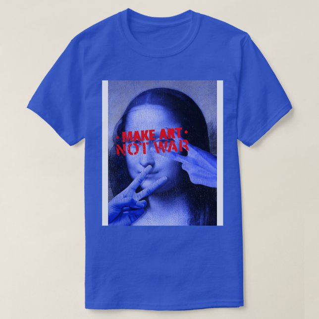 Kunst statt Krieg T-Shirt (Design vorne)