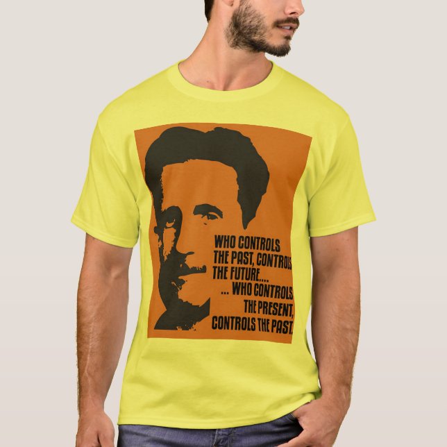 Kunst-T - Shirt Georges Orwell (Vorderseite)