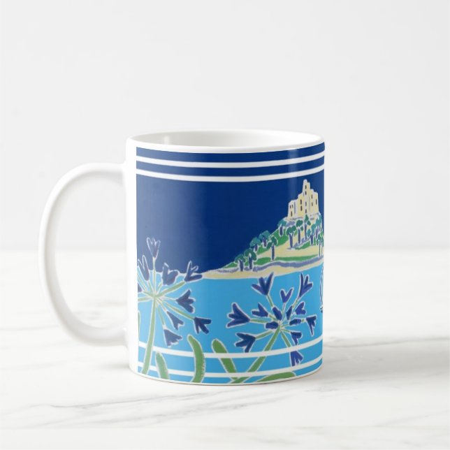 Kunst-Tasse: Mondschein auf dem des Wasser-St Kaffeetasse (Links)