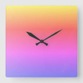 KUNST UND DESIGN DER Wall-Uhr Quadratische Wanduhr