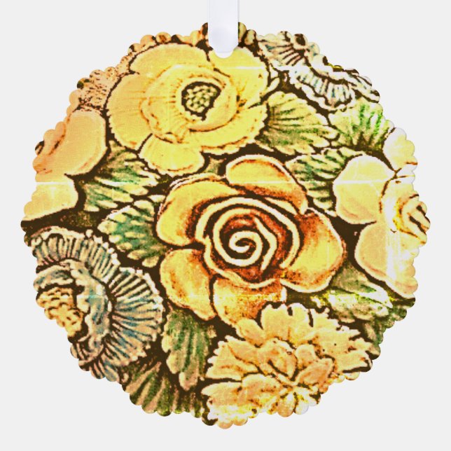 KUNST UND DESIGN DER Zierkarte Ornament Karte (Vorderseite)