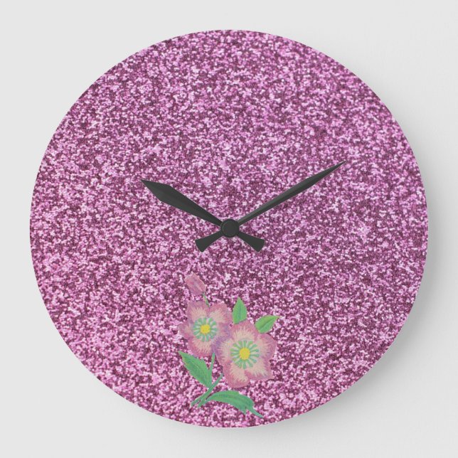 KUNST UND DESIGN KLICKEN GROßE WANDUHR (Vorderseite)