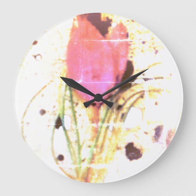 KUNST UND DESIGN KLICKEN GROßE WANDUHR (Vorderseite)