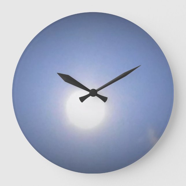 KUNST UND DESIGN KLICKEN GROßE WANDUHR (Vorderseite)