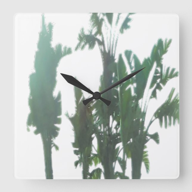 KUNST UND DESIGN KLICKEN QUADRATISCHE WANDUHR (Vorderseite)