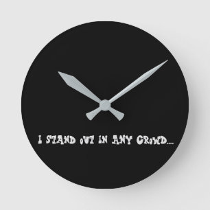 KUNST UND DESIGN KLICKEN RUNDE WANDUHR