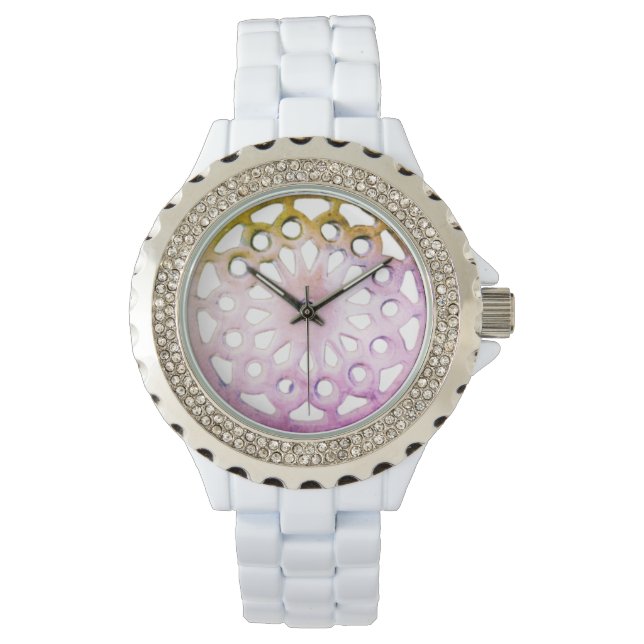 Kunst und Design von Frauen beobachten Armbanduhr (Vorderseite)