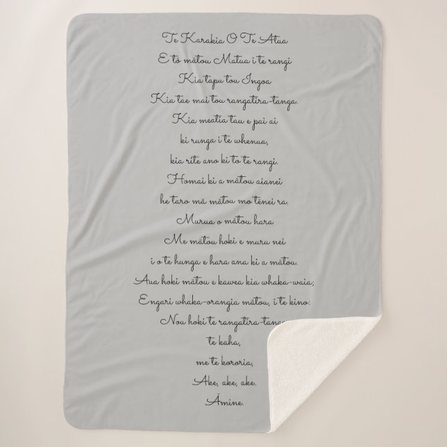 KUNST- UND DESIGNSTYLES VON BLANKET SHERPADECKE (Vorderseite)