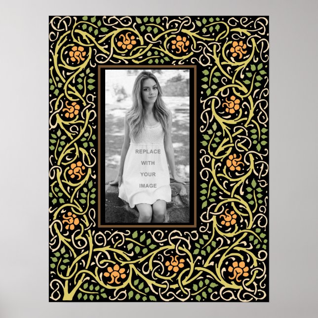 Kunst und Handwerk Bewegung Antike Grenzen Poster (Vorne)