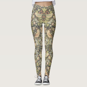 Kunst- und Handwerksblumenmuster mit Leggings