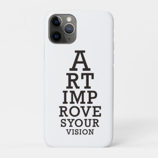 Kunst verbessert Ihre Sehschärfe-Tafel Case-Mate iPhone Hülle