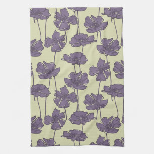 Kunst vintage Blumenmuster Hintergrund Handtuch