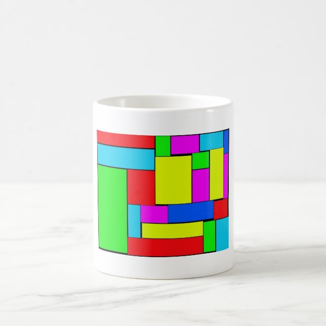Kunst von abstraktem kaffeetasse (Mittel)
