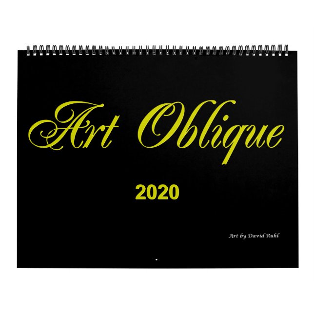 Kunst von David Ruhl - Kalender 2020 (Titelbild)