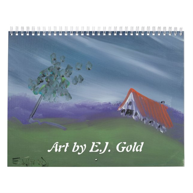 Kunst von E.J. Gold Kalender (Titelbild)