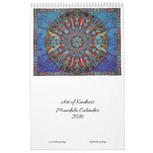 Kunst von Güte-Mandala-Kalender 2016 Kalender